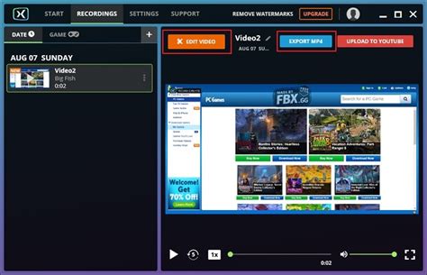 bfxchd|FBX game recorder and live streaming .
